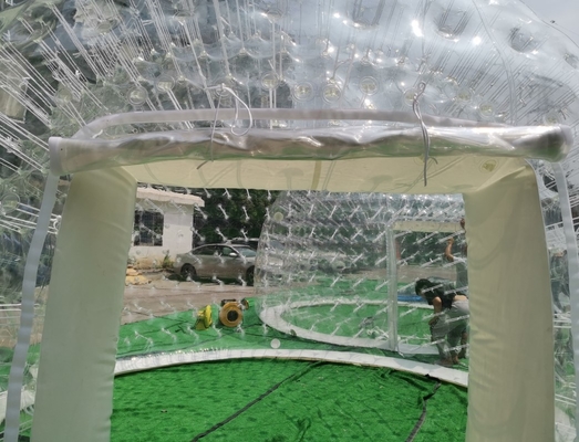 Диаметр шатра 5m пузыря PVC прозрачный воздухонепроницаемый раздувной