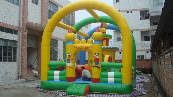 Надувной замок детей тематического парка брезента игр спортивной площадки раздувной