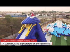 Гигантский надувный аквапарк на продажу
