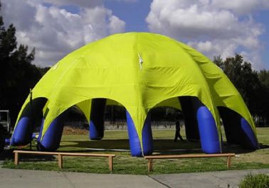 Подгонянный раздувной шатер Inflatble купола шатра спайдера 10m с 6 ногами