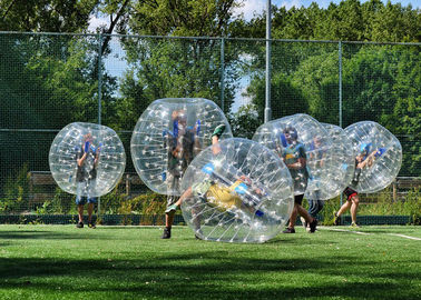 шарик пузыря бампера 1.5m TPU людской раздувной для взрослого с печатанием и воздуходувкой логоса