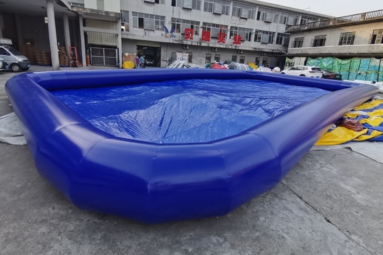 игры занятности бассейна товарного сорта PVC 0.9mm голубые раздувные
