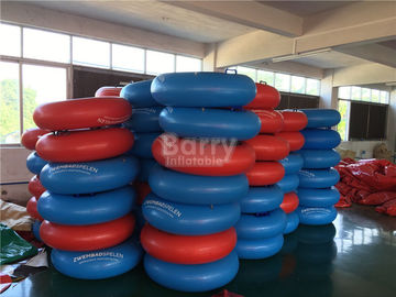 Красные и голубые раздувные игрушки воды для детей, поплавков бассейна