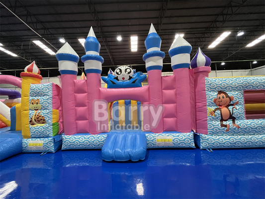 Надувная игровая площадка в помещении Водная игровая площадка в бассейне