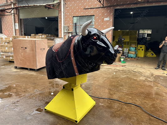 Надувной аттракцион Механический Бык для Взрослых - Красный Симулятор Родео