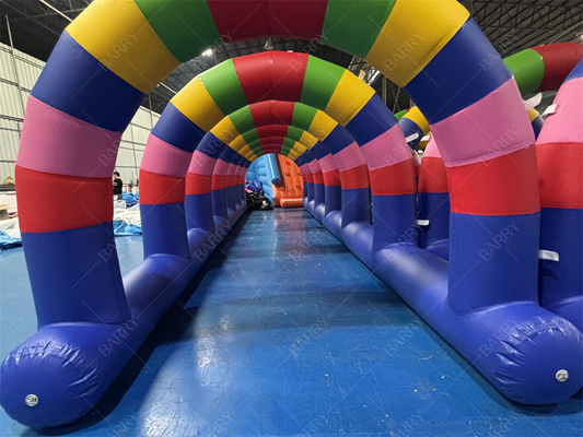 Надувной водный распылительный туннель 32,8 фута для летних мероприятий