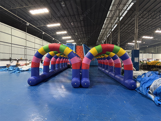 Надувной водный распылительный туннель 32,8 фута для летних мероприятий