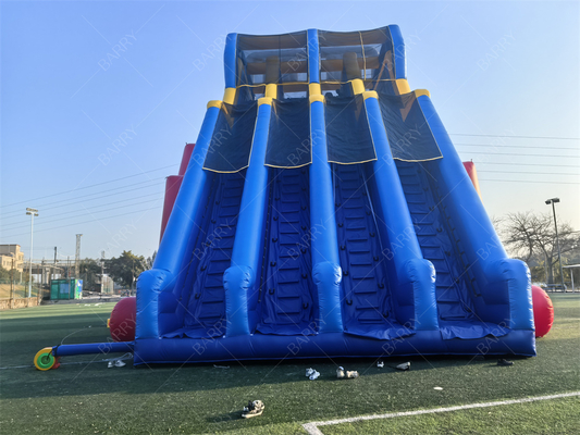 Коммерческий класс 65х18х15м Красный на заказ Adventure Гигантский Надувный Водный Слайд Для Взрослых