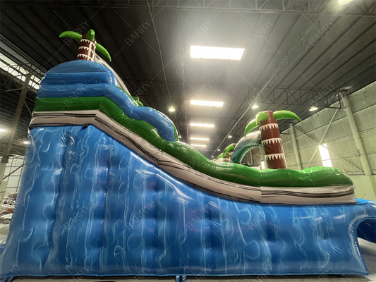 Коммерческий большой или маленький пальмовый надувный бассейн, задний джунгли тематика гигантский надувный бассейн