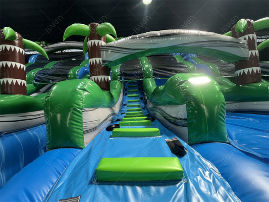 Коммерческий большой или маленький пальмовый надувный бассейн, задний джунгли тематика гигантский надувный бассейн