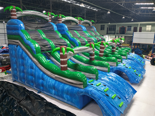 Коммерческий большой или маленький пальмовый надувный бассейн, задний джунгли тематика гигантский надувный бассейн