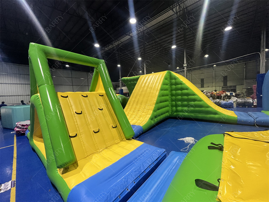 Водные игры Игры на заказ Коммерческие На улице Новый зеленый надувный плавучий аквапарк для моря