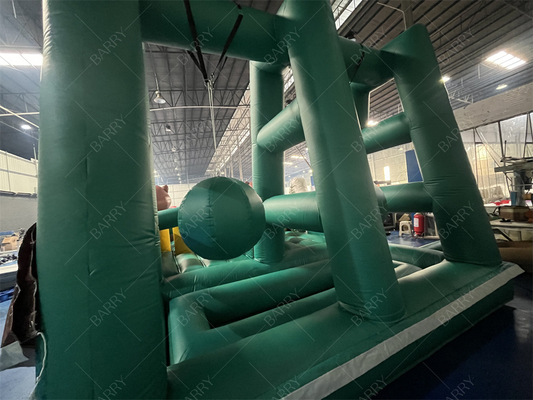 Гигантский надувной батут с горкой, полоса препятствий, надувная игра, полоса препятствий, батутный парк для детей и взрослых