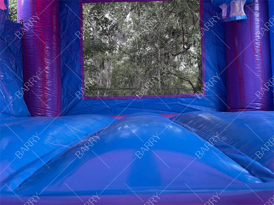 Коммерческий надувной водный аттракцион-комбо с единорогом, батут, прыгающий лунный батут, надувной замок