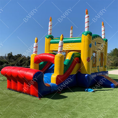 Коммерческий дешевый торт на день рождения лунная прогулка надувная комбо слайд прыгающий замок дети прыгают дом для вечеринки