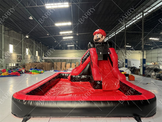 Коммерческий надувной водный аттракцион в стиле Super Mario Bros с бассейном для продажи или аренды для вечеринок со скидкой