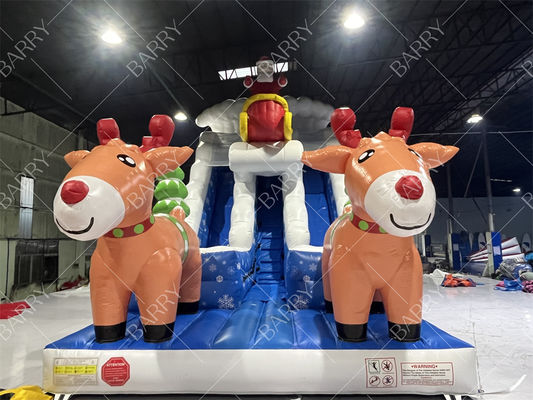 Коммерческая надувная горка для детей и взрослых на Рождество