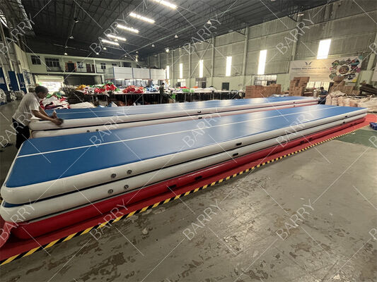 воздушный матрас надувный трек гимнастика надувный матрас 6.6ft 10ft 13ft 16ft 20ft 23ft 26ft тренировочные коврики 4/8 дюйма