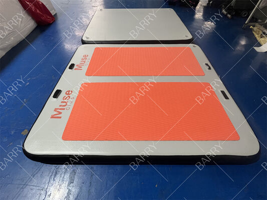 DWF Плавучие пилатесные коврики Надувные матрасы для водного йоги Аква Физические плавучие матрасы для бассейна