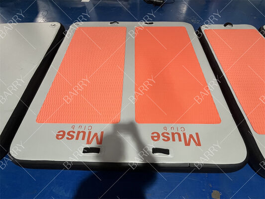 DWF Плавучие пилатесные коврики Надувные матрасы для водного йоги Аква Физические плавучие матрасы для бассейна