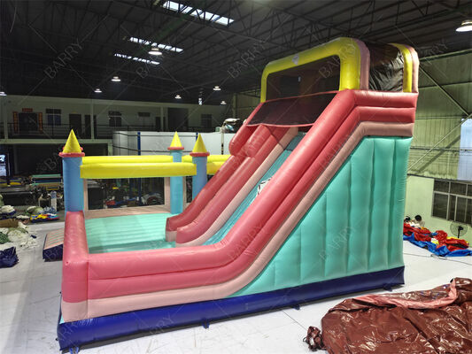 Настраиваемый фаворит с тематической церковью надувный прыгающий замок со слайд- и игровой зоной