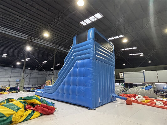 Коммерчески голубая волна ягнится скольжение ПВК задворка раздувное с бассейном для домашней пользы