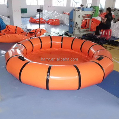 Детей водного бассейна PVC EN71 0.6mm бассейн портативных оранжевых раздувной