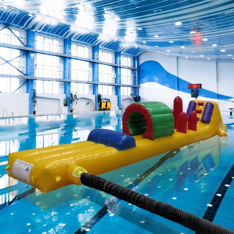 Однополосный 8м Junior Challenge Pool Float Надувный аквабег для бассейна Бег