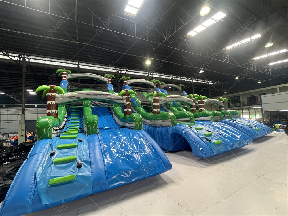 Коммерческий большой или маленький пальмовый надувный бассейн, задний джунгли тематика гигантский надувный бассейн