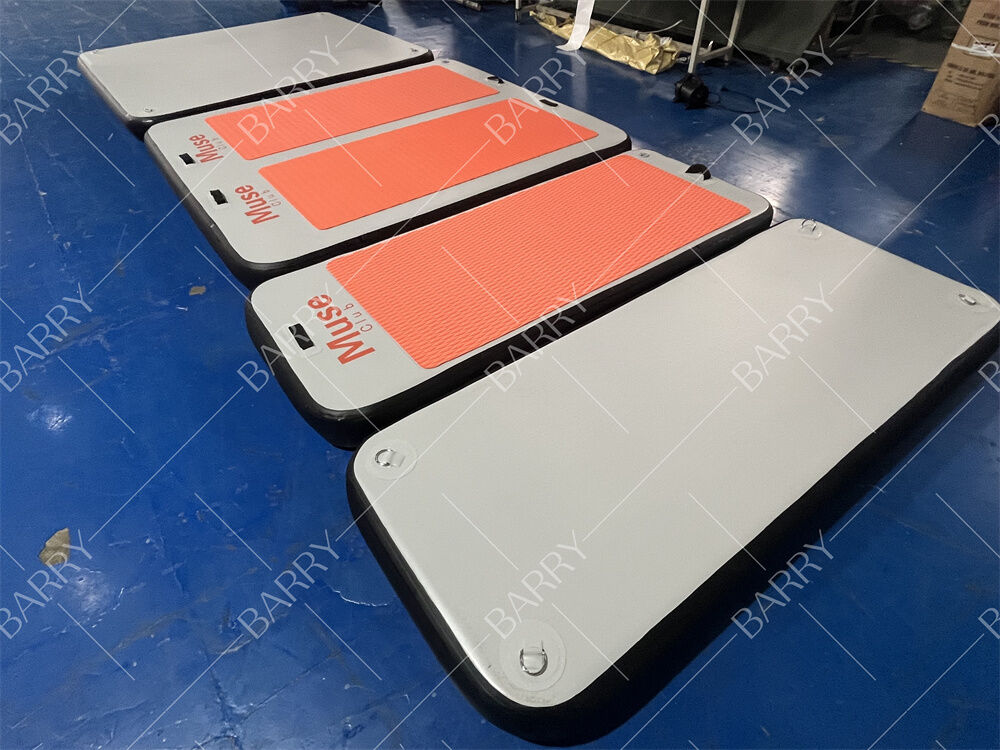 DWF Плавучие пилатесные коврики Надувные матрасы для водного йоги Аква Физические плавучие матрасы для бассейна