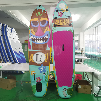 Оборудования PaddleBoard игры воды доски маленького глотка розовой йоги красного цвета большие раздувные