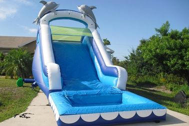Сыграйте раздувные скольжения воды для малышей/скольжения воды бассеина дельфина раздувного