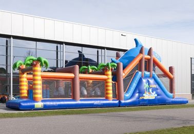 Водоустойчивым курс пройденный приключением раздувной Obstcale 17.5*3.8*5m