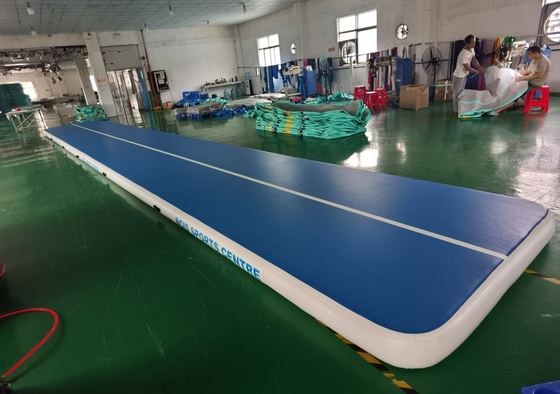 След воздуха 15*2*0.2m циновок падения гимнастики DWF 1.2mm Платон раздувной
