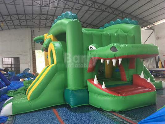 Прыжок и скольжение замка луны партии коммерчески скольжения PVC раздувного комбинированные