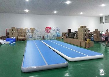 Плавая циновка следа воздуха игр спорт воды голубая раздувная рушась для гимнастики