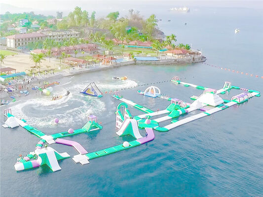 На открытом воздухе раздувные плавая игры аквапарк/раздувное море Waterpark на горячее лето