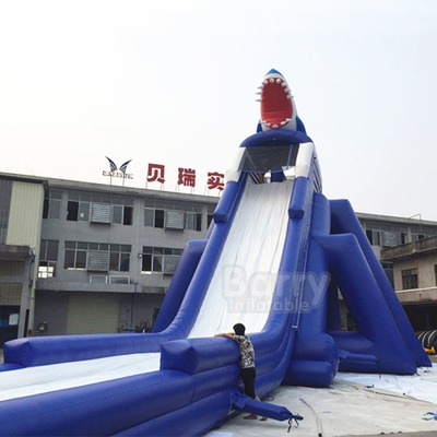 Коммерчески водные горки PVC раздувные для акулы длинные 35*10*10m парка
