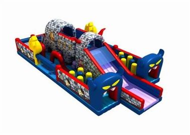 Одобренные CE напольные гигантские раздувные игры полосы препятствий для взрослых