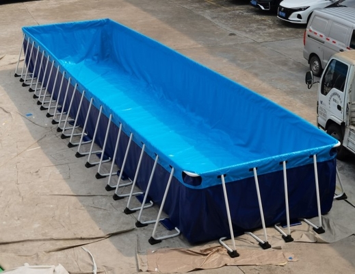 Бассейн PVC SCT портативный над земной рамкой 12*3*1.32m металла